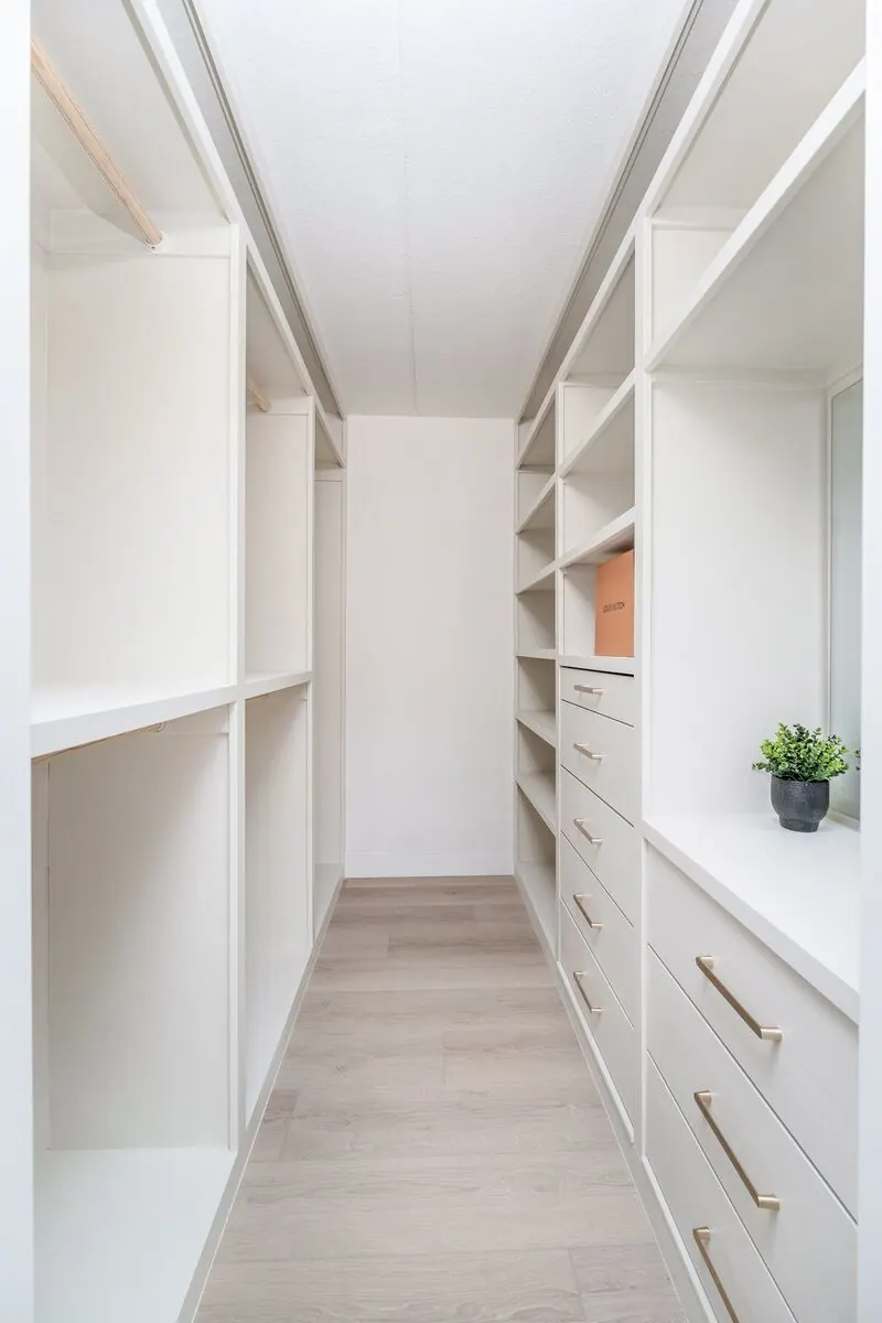Custom built-in closet
